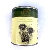 Влажный корм Hubertus Gold для собак, птица с рисом, 800 г