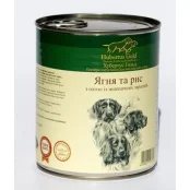 Влажный корм Hubertus Gold для собак, ягненок и рис, 800 г