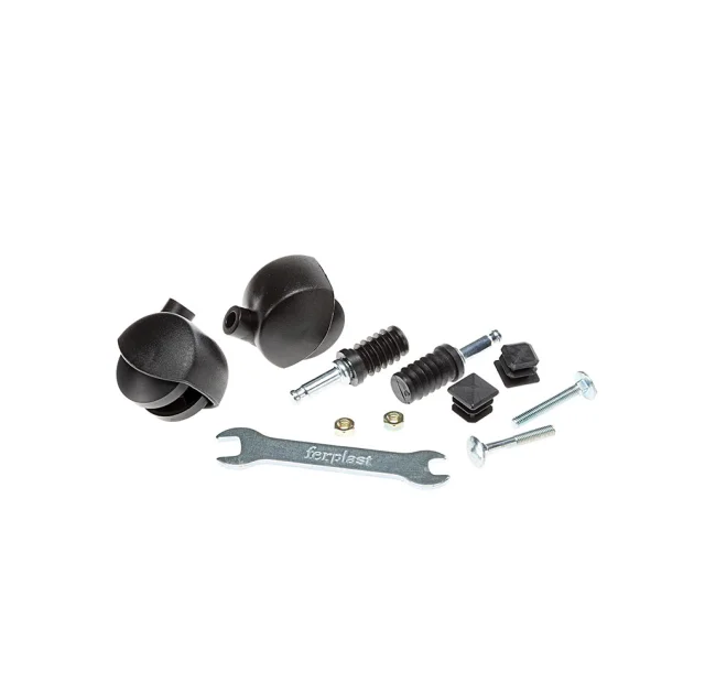 Комплект коліс Ferplast L239 Kit Wheels For Iron Stand для клітин для птахів, 20 x 10 x 3,5 см