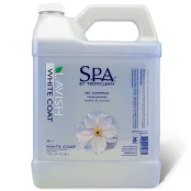 Шампунь TropiClean SPA White Coat для білої шерсті для собак і котів, 3,8 л