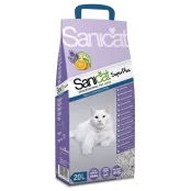 Вбираючий наповнювач Sanicat SuperPlus для котячих туалетів з ароматом апельсина і лаванди, 20 л (12,5 кг)