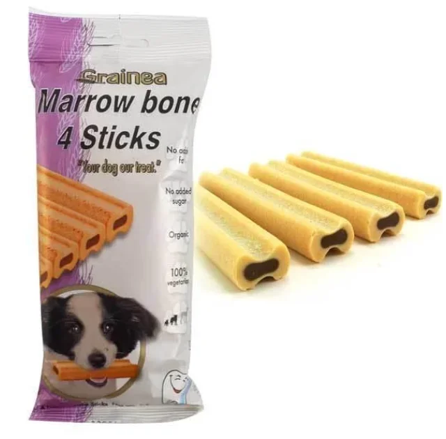 Жувальні палички Grainea Marrow Bone для собак 180 г, 4 шт