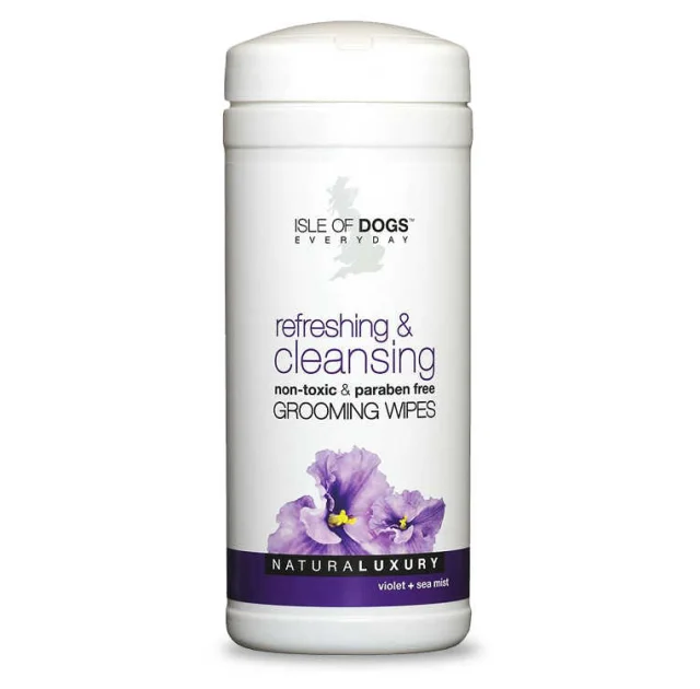 Влажные салфетки Isle Of Dogs Everyday Naturaluxury для собак с экстрактом фиалки, 40 шт
