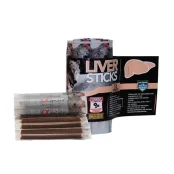 Полувлажное лакомство для собак Alpha Spirit DOG Sticks Liver, палочки с печенью, 16 шт, 160 г
