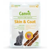Напіввологі ласощі Canvit Skin and Coat для краси, здоров'я і блиску шерсті для кішок, 100 г