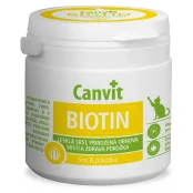 Вітамінна добавка Canvit Biotin for Cats для зміцнення імунної системи для кішок, 100 г