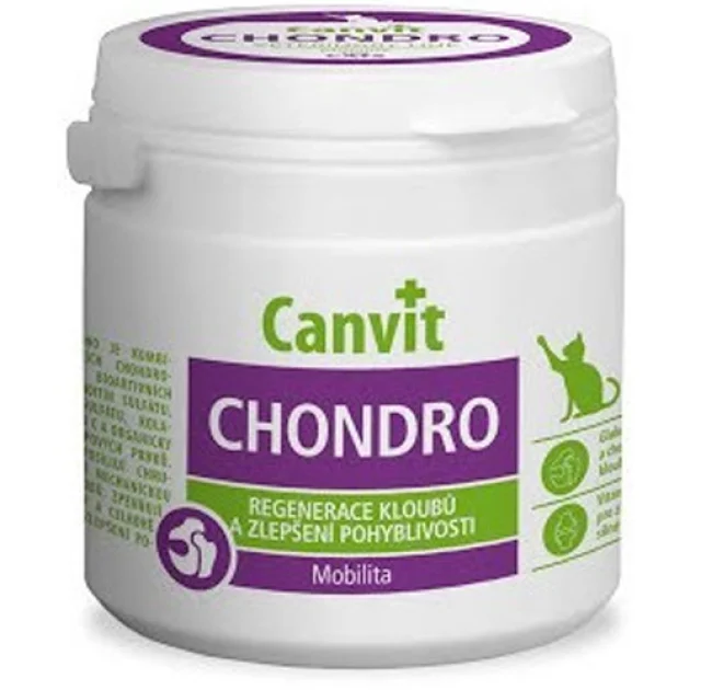 Вітамінна добавка Canvit Chondro for Cats для регенерації суглобів для кішок, 100 г