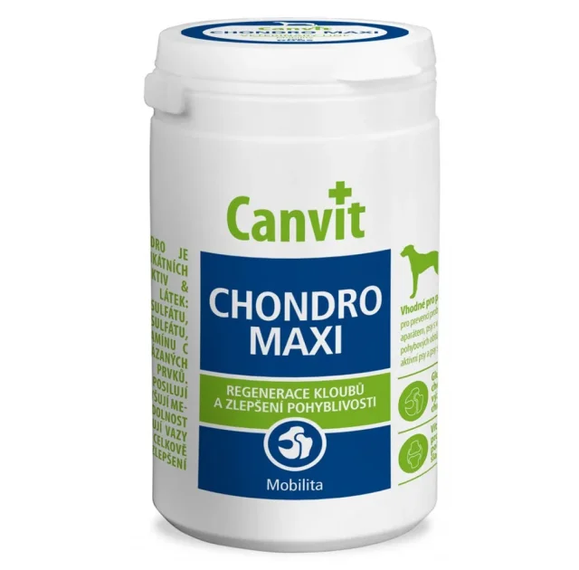 Вітамінна добавка Canvit Chondro Maxi for Dogs для зміцнення суглобів для собак всіх порід, 230 г