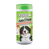 Репеллентние серветки Espree Flea & Tick Repellent Wipes для собак і кішок віком від 3 міс, 50 ​​шт