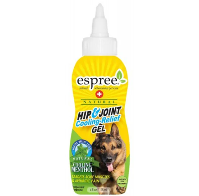 Знеболюючий охолоджуючий гель Espree Hip & Joint Cooling Relief Gel для м'язів і суглобів для собак, 118 мл