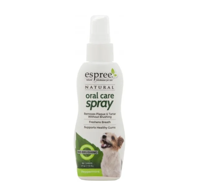 Спрей Espree Oral Care Spray Peppermint для ухода за зубами для собак с ароматом мятой, 118 мл