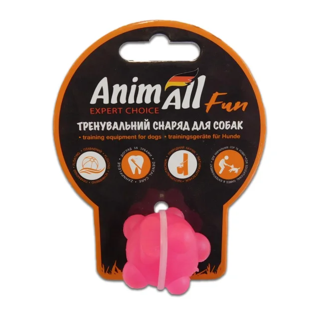 Игрушка AnimAll Fun шар молекула, коралловая, 3 см