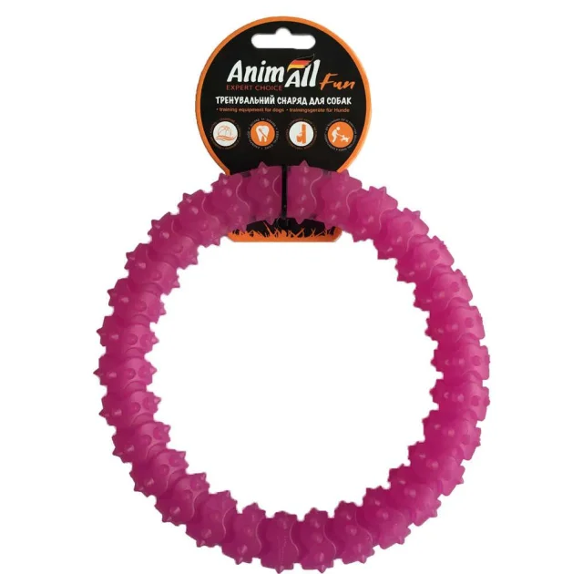 Игрушка AnimAll Fun кольцо с шипами, фиолетовый, 20 см