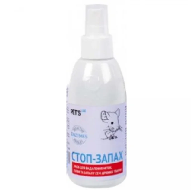 Засіб Pet`s Lab для усунення плям, запаху сечі дрібних тварин, 150 мл