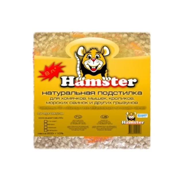 Супергранулы Hamster Лаванда в экономичной упаковке , 2 кг