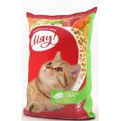 Сухий корм Мяу з м'ясом, рисом і овочами для котів, 11 кг