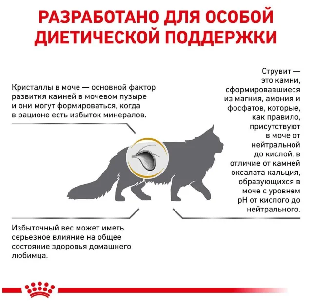 Сухий корм Royal Canin Urinary S / O Moderate Calorie при сечокам'яній хворобі у котів, 1.5 кг