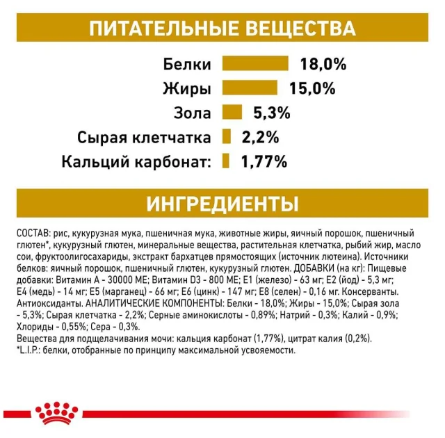 Сухий корм Royal Canin Urinary U / C при лікуванні сечокам'яної хвороби у собак, 14 кг