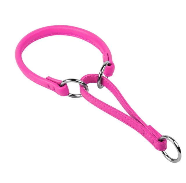 Ошейник-удавка Glamour для собак 10 мм, 45 см, розовый