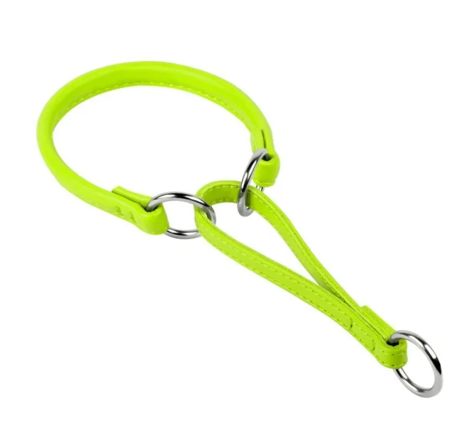 Ошейник-удавка Glamour для собак 10 мм, 45 см, салатовый