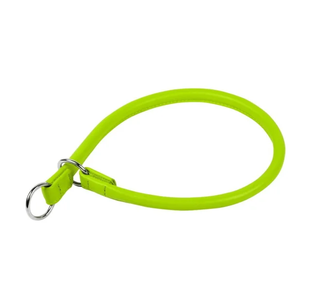 Ошейник-удавка Waudog Glamour для собак, рывковый, 13 мм, 70 см, салатовый