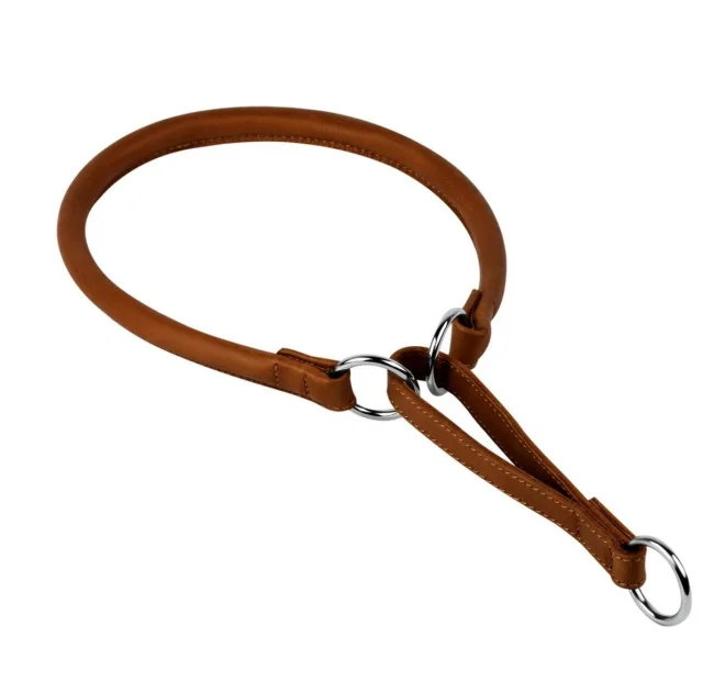 Ошейник-удавка Waudog Soft для собак 10 мм, 41-50 см, коричневый