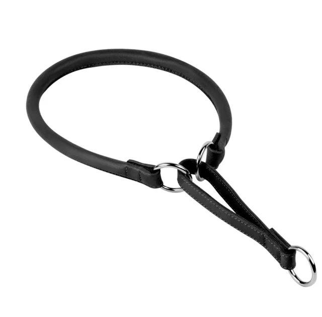 Ошейник-удавка Waudog Soft для собак 13 мм, 51-60 см, черный