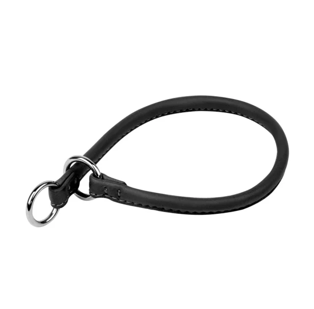 Ошейник-удавка Soft для собак, рывковый, 6 мм, 25 см, черный