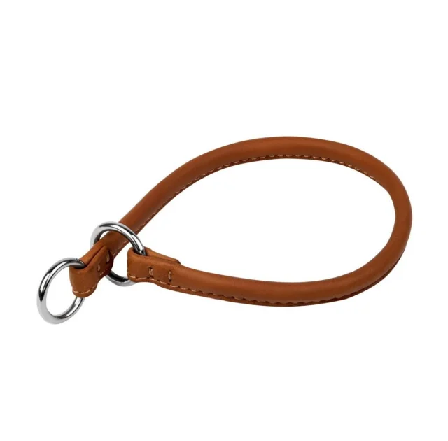 Ошейник-удавка Waudog Soft для собак, рывковый, 6 мм, 30 см, коричневый