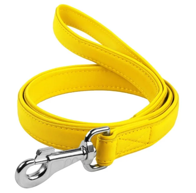 Поводок Waudog Classic для собак 18 мм, 122 см, желтый