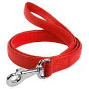 Поводок Waudog Classic для собак 18 мм, 122 см, красный