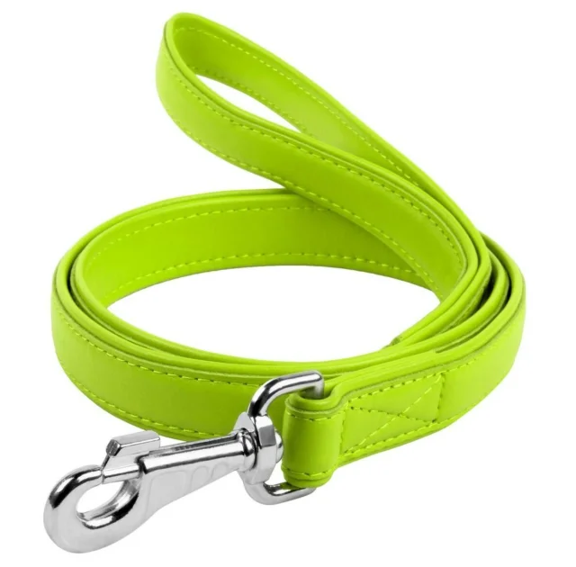 Повідець Waudog Classic для собак 18 мм, 122 см, салатовий