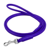 Поводок круглый Waudog Glamour для собак 10 мм, 183 см, фиолетовый