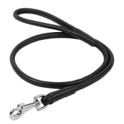 Поводок круглый Waudog Glamour для собак 10 мм, 122 см, черный