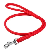 Поводок круглый Waudog Glamour для собак 13 мм, 122 см, красный