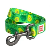 Поводок Waudog Nylon с рисунком Авокадо для собак 25 мм, 122 см