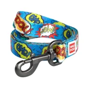 Поводок Waudog Nylon с рисунком Вау для собак 20 мм, 122 см