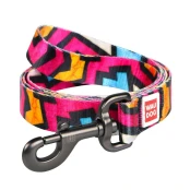 Поводок Waudog Nylon с рисунком Граффити для собак 15 мм, 122 см