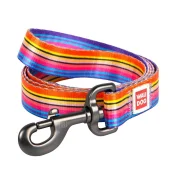 Поводок Waudog Nylon с рисунком Линия 1 для собак 25 мм, 122 см