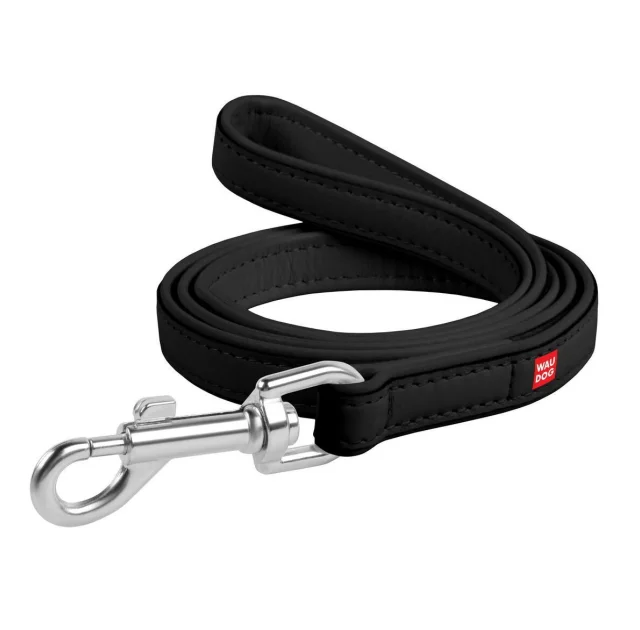 Поводок Waudog Printed для собак 25 мм, 122 см, черный