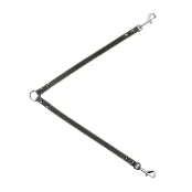 Поводок Сворка для собак 14 мм, 40 см, черный