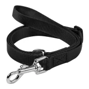 Поводок регулирующий Dog Extreme для собак 14 мм, 100-160 см, черный