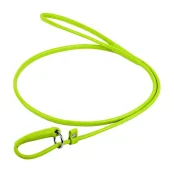 Поводок-удавка Waudog Glamour круглый для собак 4 мм, 135 см, салатовый