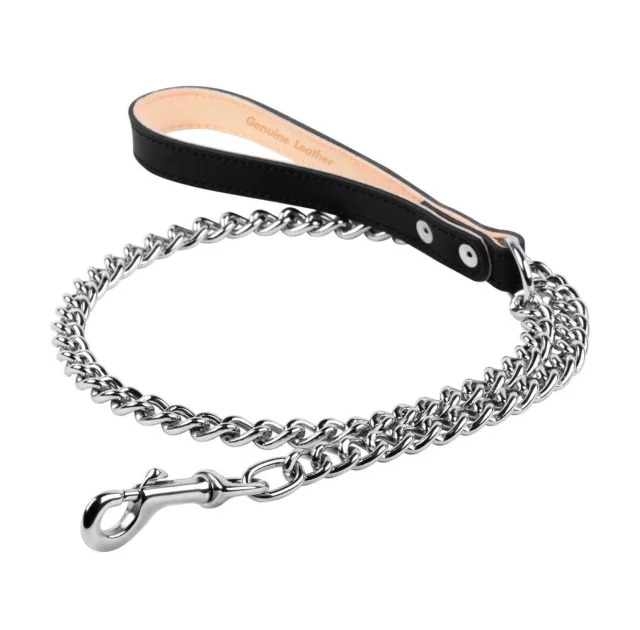 Поводок-цепь для собак 3 мм, 115 см