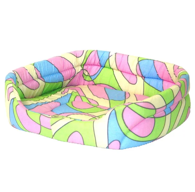 Лежанка Теремок №7 для собак и кошек, с узкими бортиками, 100×90×20 см