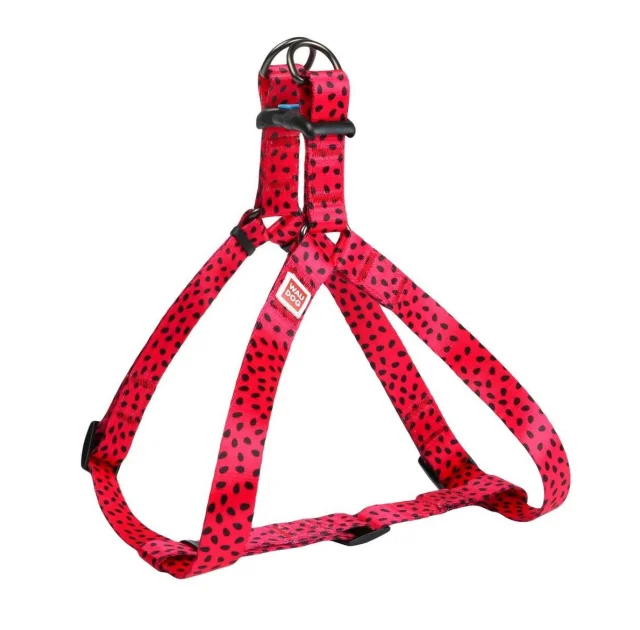 Шлея Waudog Nylon для собак з малюнком Кавун 25 мм, 60-90 см
