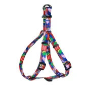 Шлея Waudog Nylon для собак с рисунком Витраж 15 мм, 40-55 см