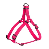 Шлея Waudog Waterproof для собак, водостойкая, 15 мм, 40-55 см, розовая