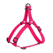 Шлея Waudog Waterproof для собак, водостойкая, 25 мм, 60-90 см, розовая