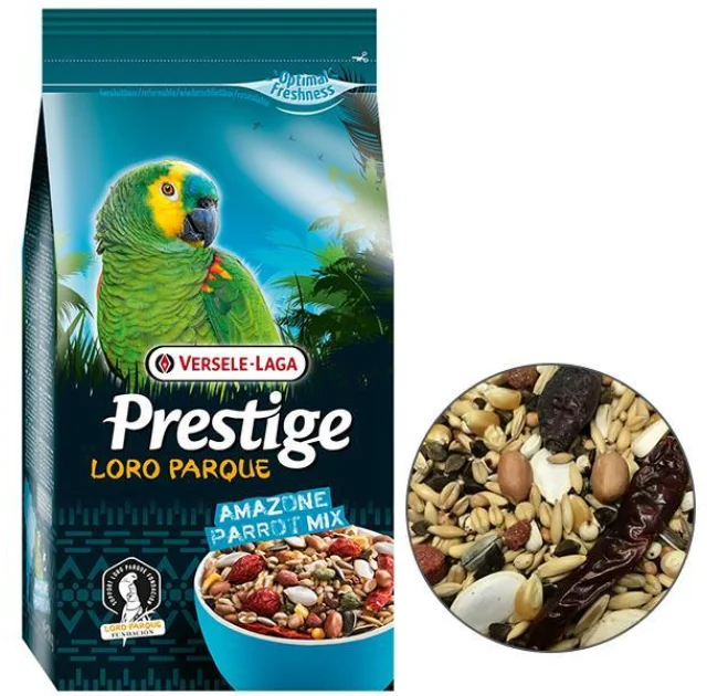 Корм Versele-Laga Prestige Loro Parque Amazone Parrot Mix зерновая смесь для крупных и средних попугаев, 15 кг